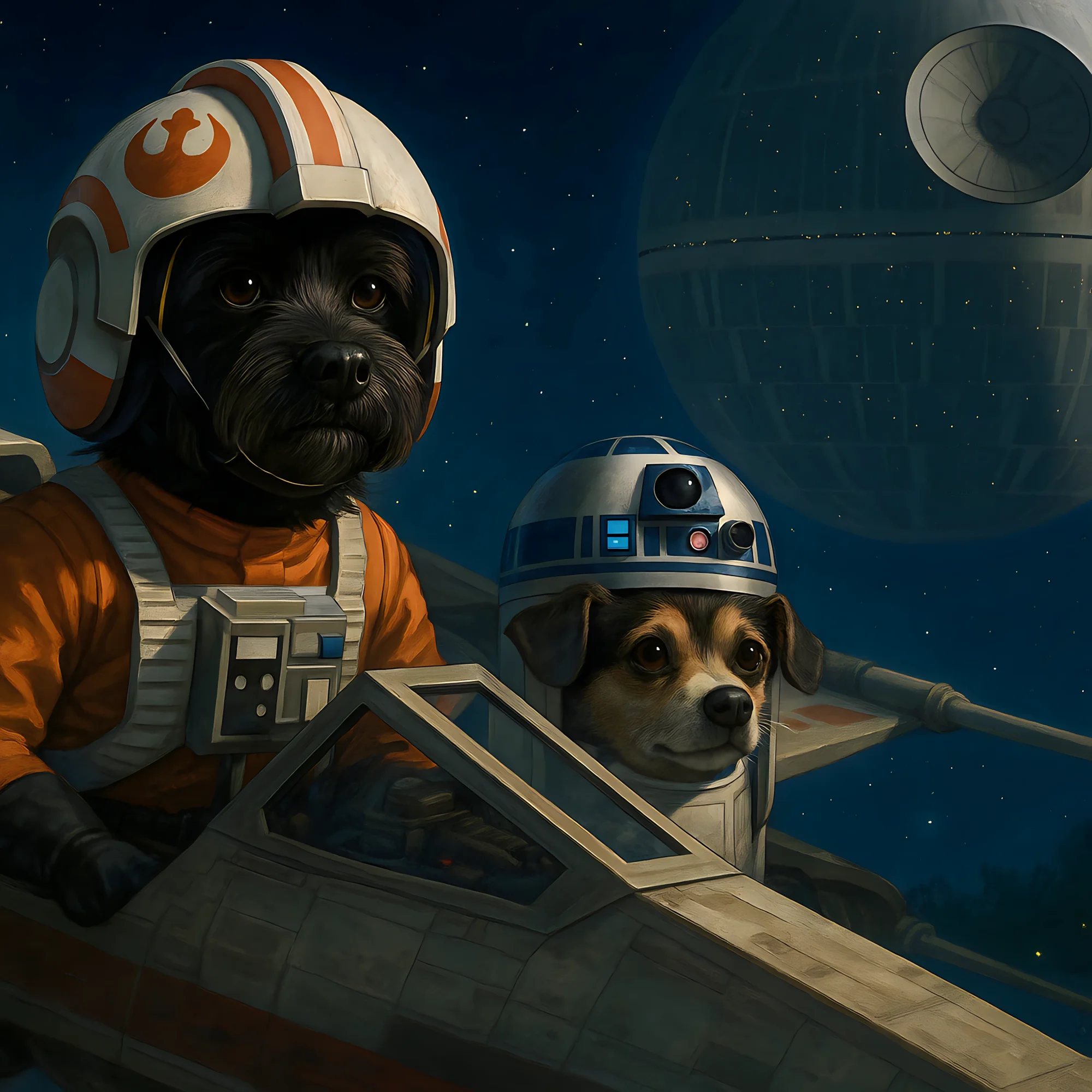 Cooper and Binx Star Wars Original