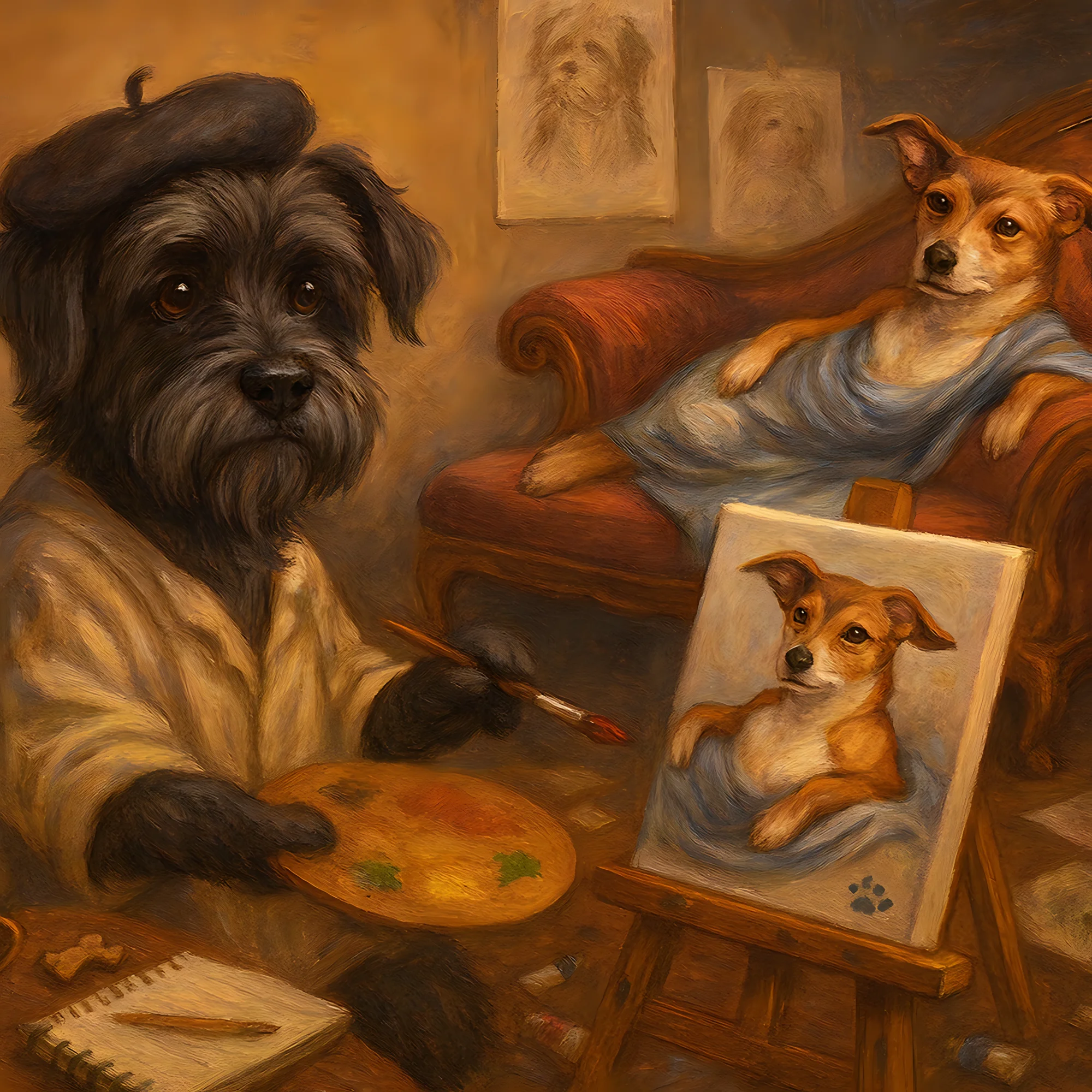 Cooper and Binx on the Titanic